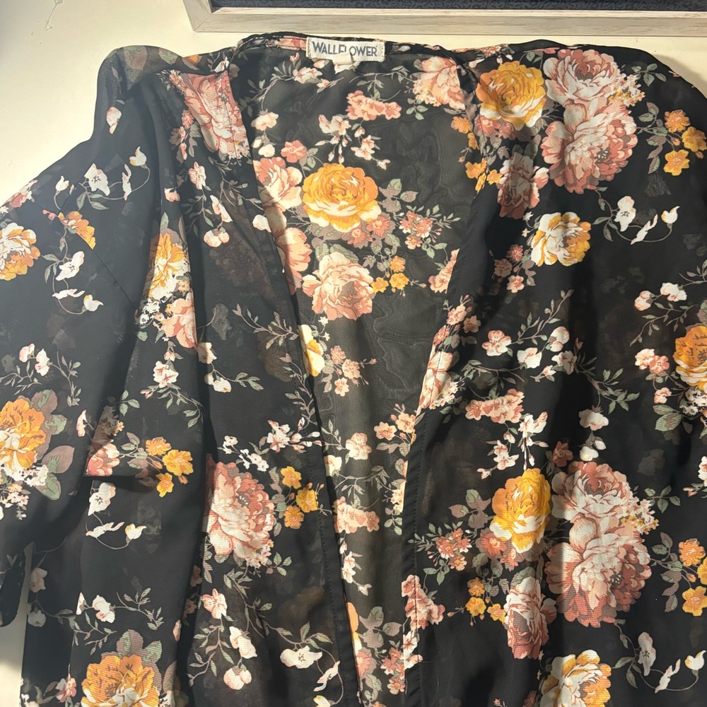 Floral cardigan